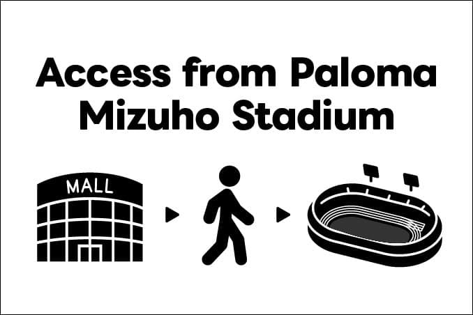 从Paloma瑞穗体育场前往方式